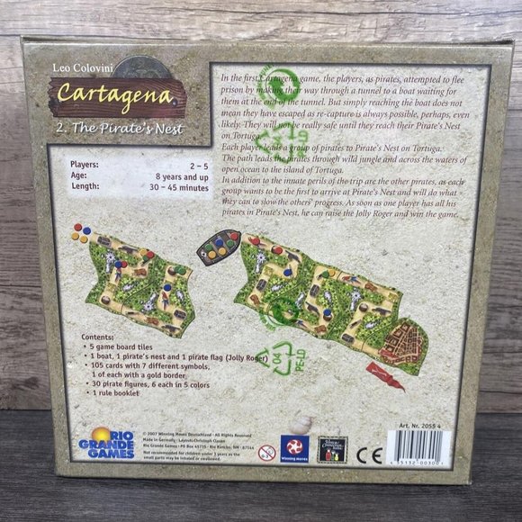 Cartagena 2 The Pirates Nest Board Game Rio Grande NEW SEALED - Picture 2 of 4